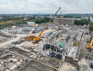 Baufeld Schulzentrum Breslauer Straße Nürnberg