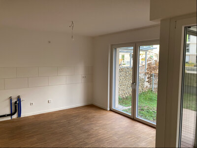 Wohnraum mit offener Küche