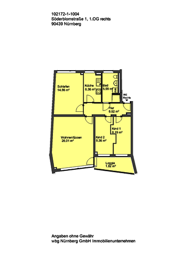 Wohnungsgrundriss