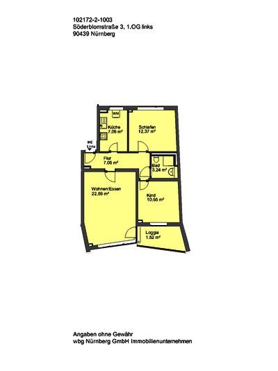 Wohnungsgrundriss