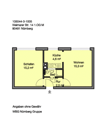 Schöne 2 Zimmerwohnung am Nordostbahnhof - Photo 3
