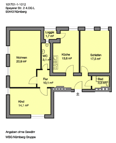 Geräumige 3 Zimmerwohnung über den Dächern Nürnbergs - Photo 1