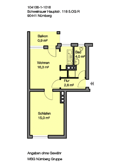 Sonnige Auszeit: Moderne 2-Zimmer-Wohnung mit Balkon – perfekt für Singles & Paare! - Foto 1