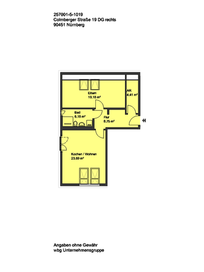 Zweitbezug - Tolle 2-Zimmer-Wohnung - Ideal für Paare und Singles - Foto 3