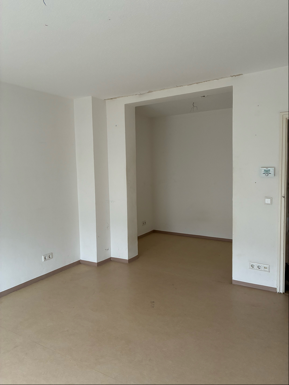 Ansicht Wohnzimmer-Schlafzimmer 2