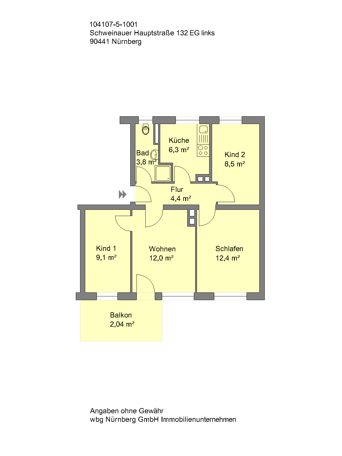 Wohnungsgrundriss