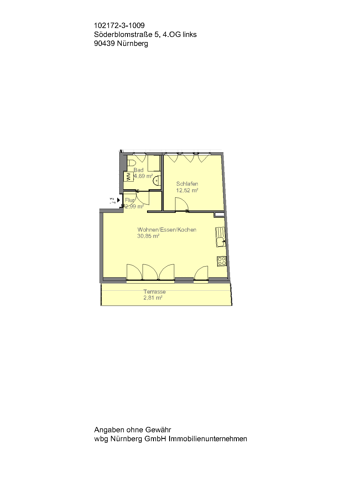 Wohnungsgrundriss