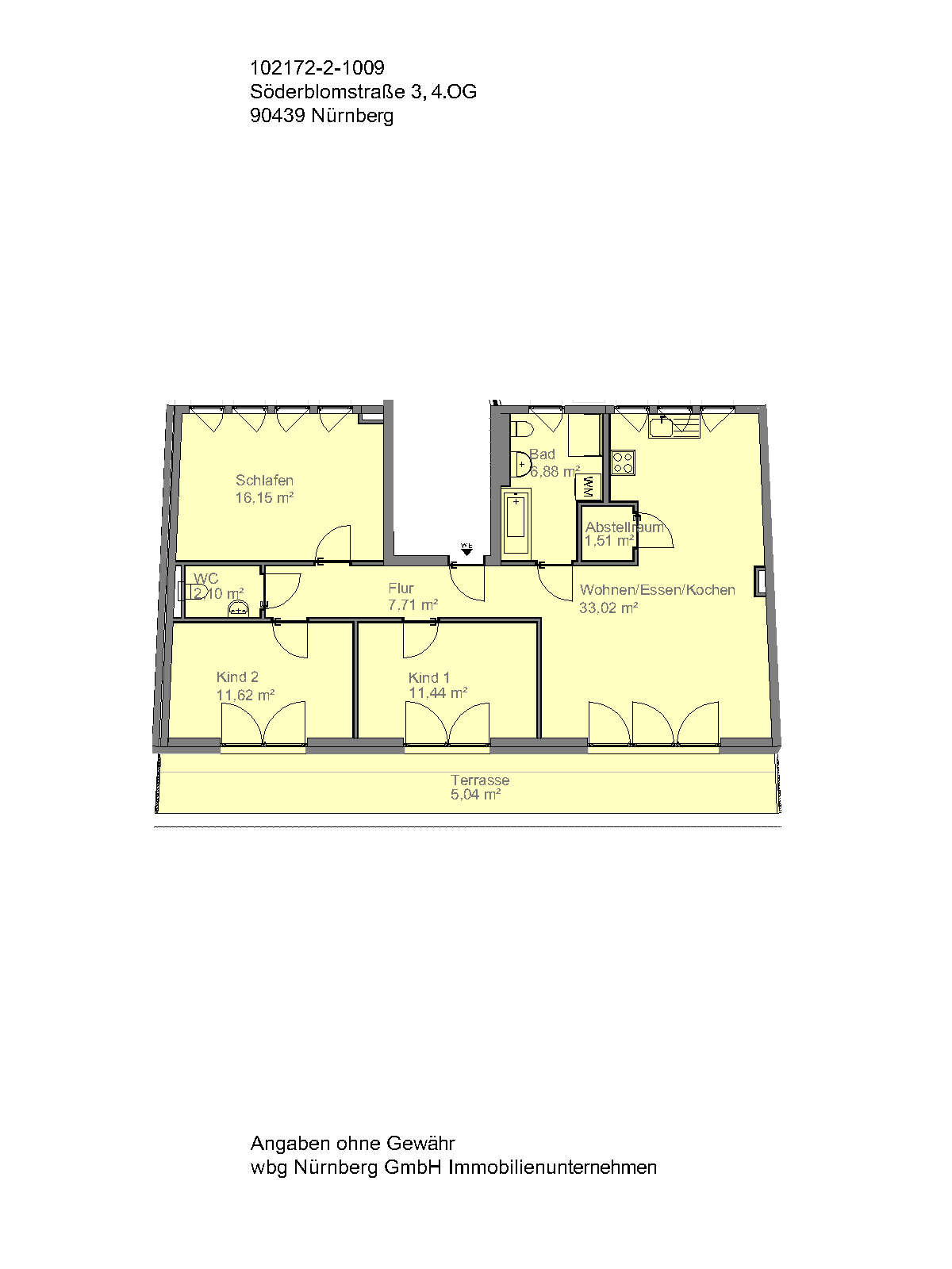 Wohnungsgrundriss