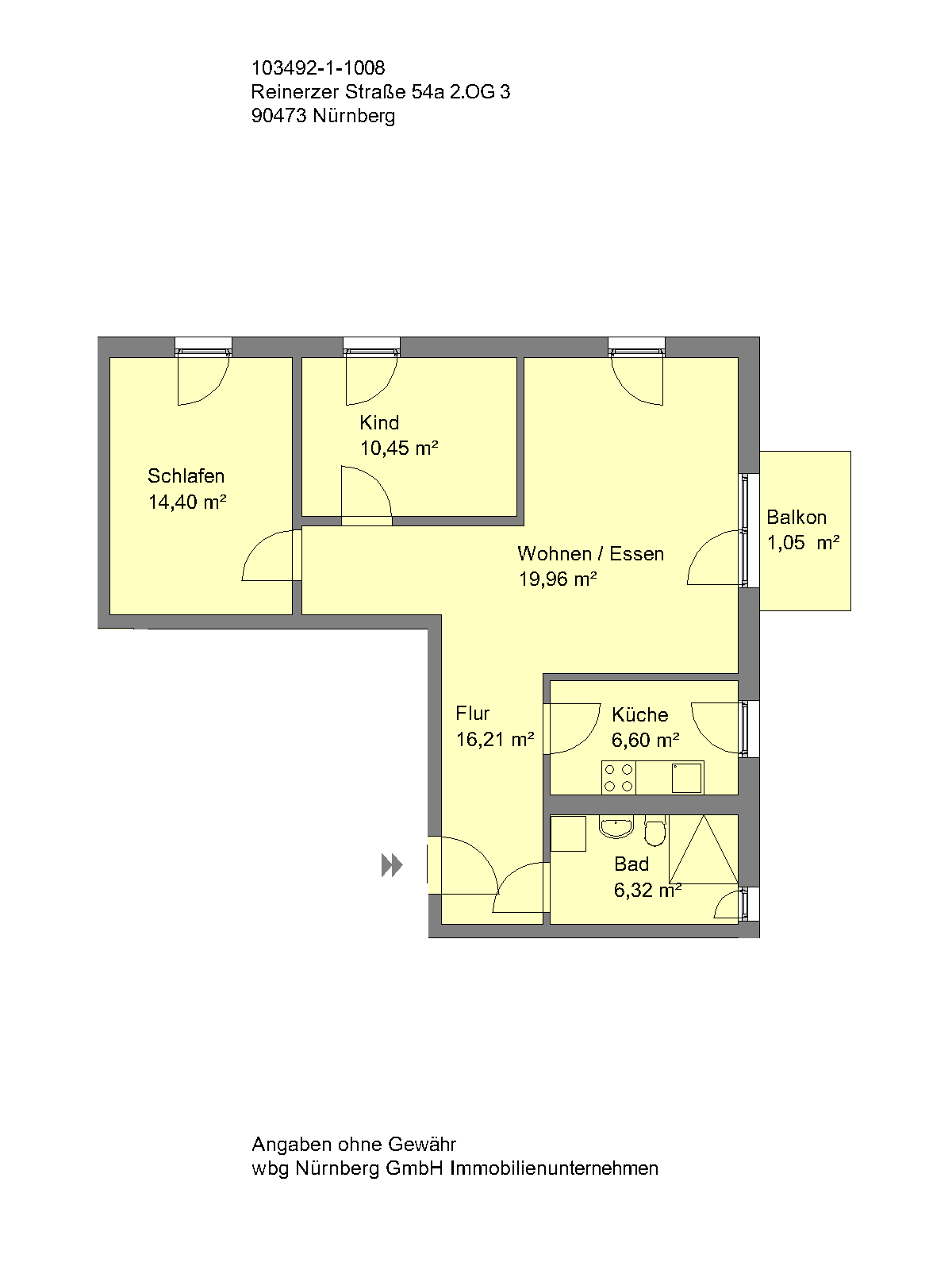 Wohnungsgrundriss