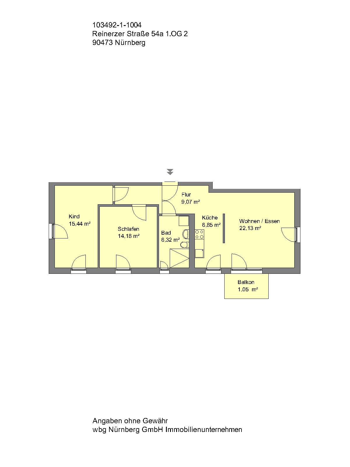 Wohnungsgrundriss