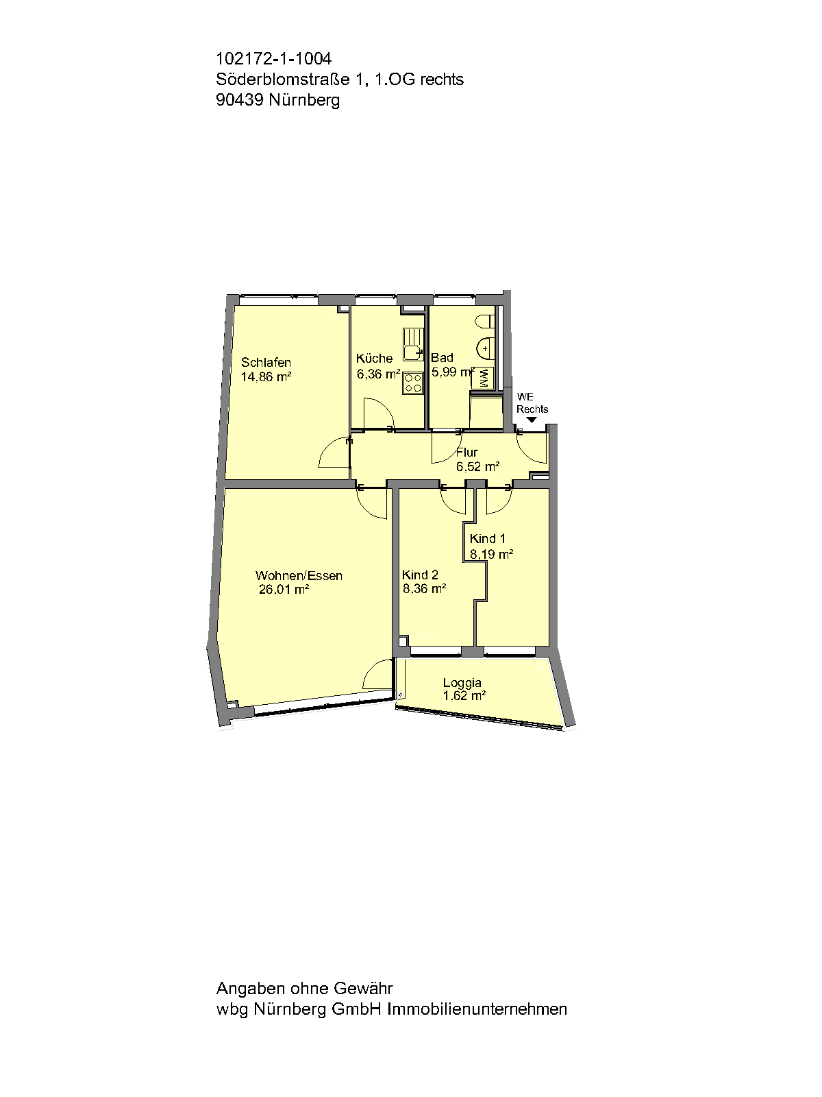Wohnungsgrundriss